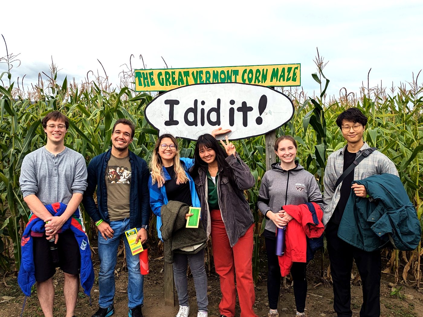 Immunoengineering Lab — We did the corn maze (barely)