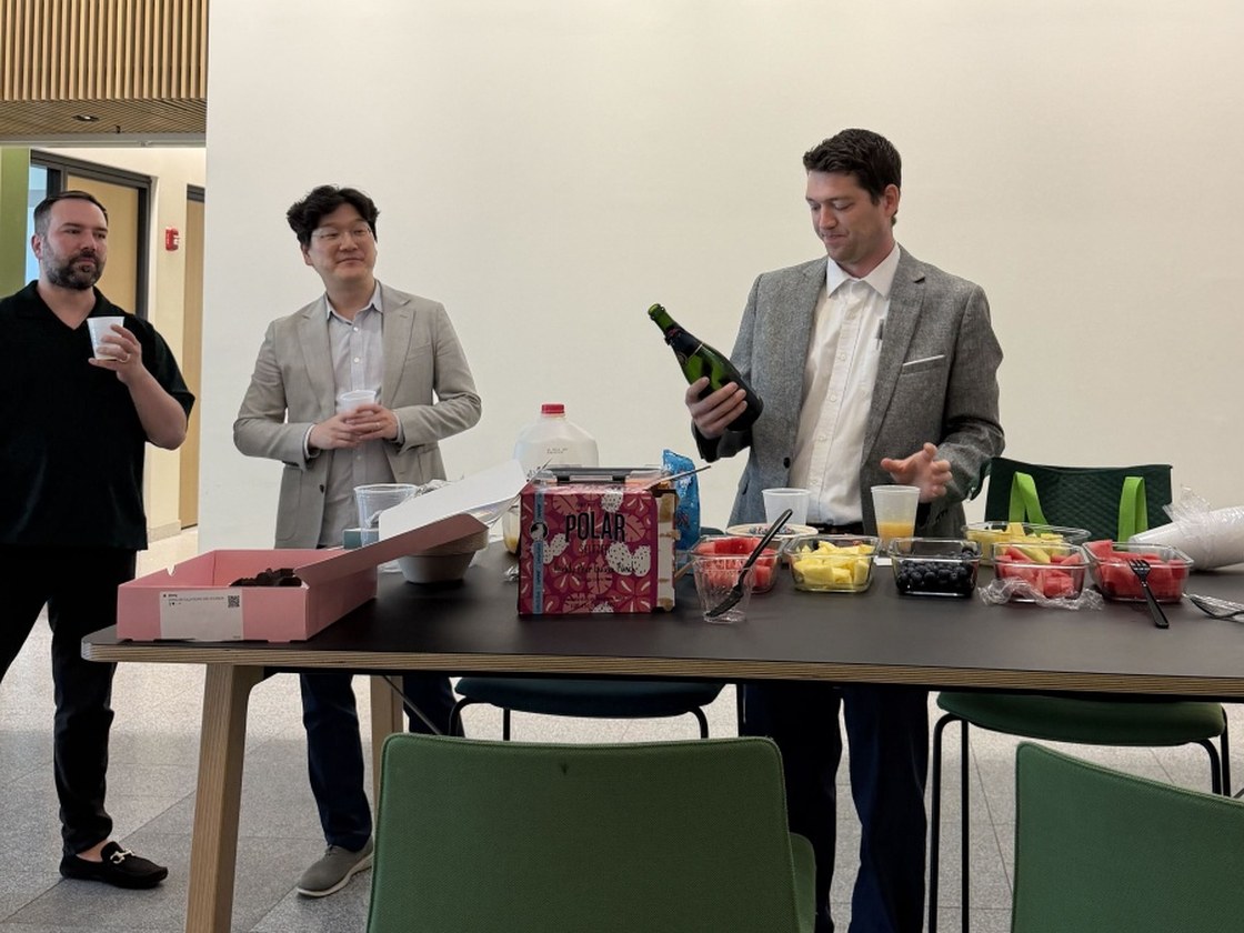 Immunoengineering Lab — celebrating Matthew Stoner's Ph.D. thesis defense at Dartmouth